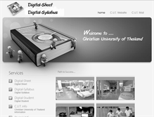 Tablet Screenshot of ecourse.christian.ac.th