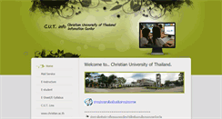 Desktop Screenshot of ctuinfo.christian.ac.th